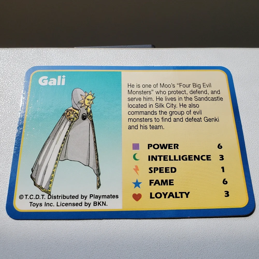 Monster Rancher Gali NM Collectible Vintage 1999 Trading Card